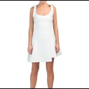 Mint color Cinq a cept dress.